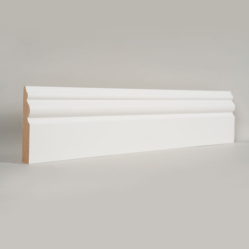 لوح حواف MDF (مجهز بالحشو وأبيض لؤلؤي) 3/5 بوصة × 3 7/16 بوصة