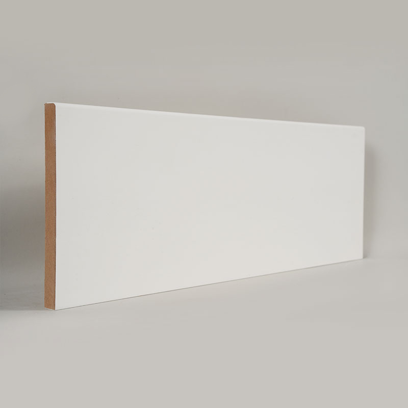 لوح حواف MDF (مجهز بالحشو وأبيض لؤلؤي) 1/2 بوصة × 5 1/2 بوصة
