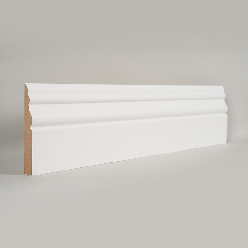 لوح حواف MDF (مجهز بالحشو وأبيض لؤلؤي) 3/5 بوصة × 3 7/8 بوصة