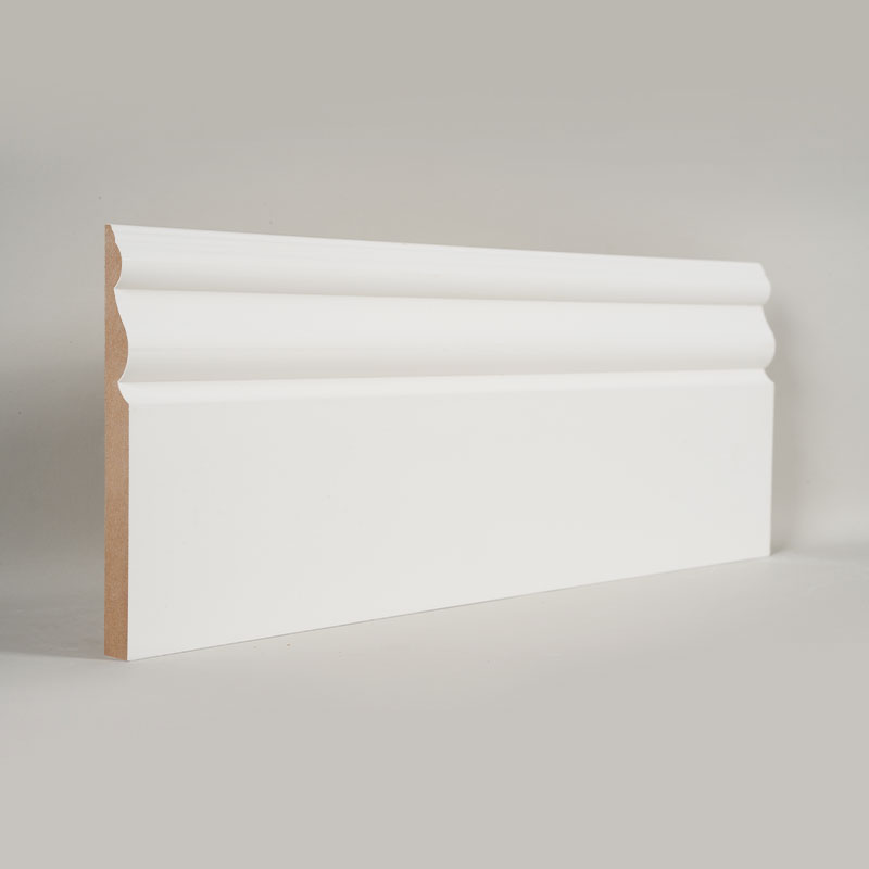 لوح حواف MDF (مجهز بالحشو وأبيض لؤلؤي) 3/5 بوصة × 6 بوصة