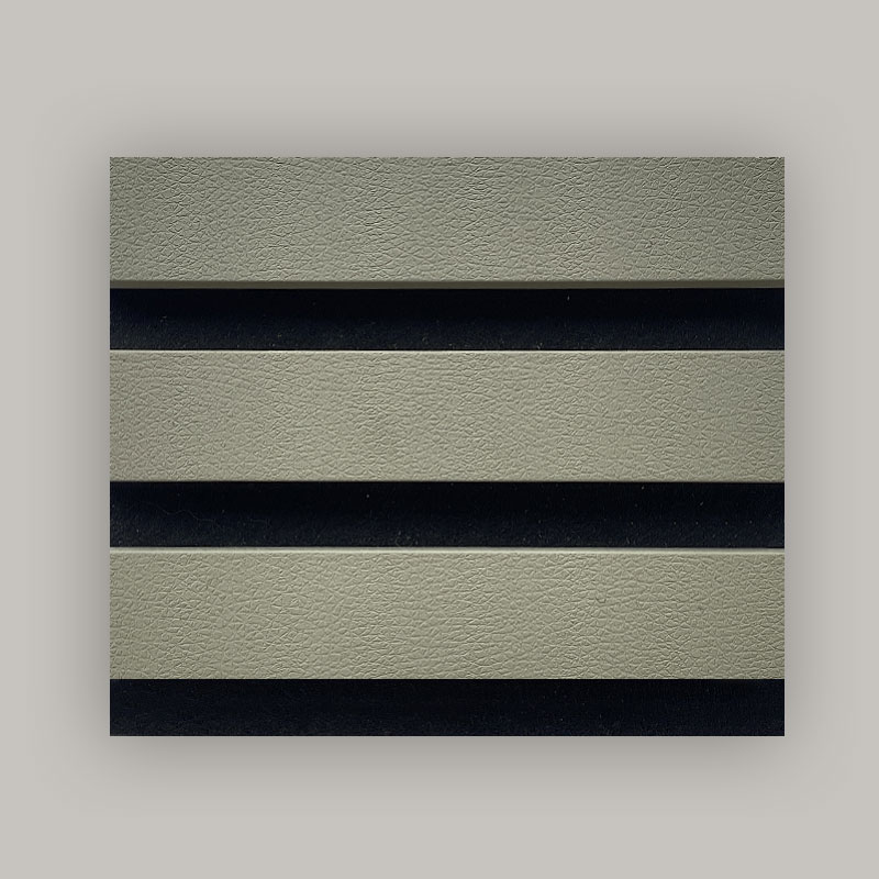 جدار مصبغة / لوحة حائط صوتية (مغلفة من جانب واحد بـ PVC) - قماش محبب / جلد محبب 2400/2700 مم × 600 مم